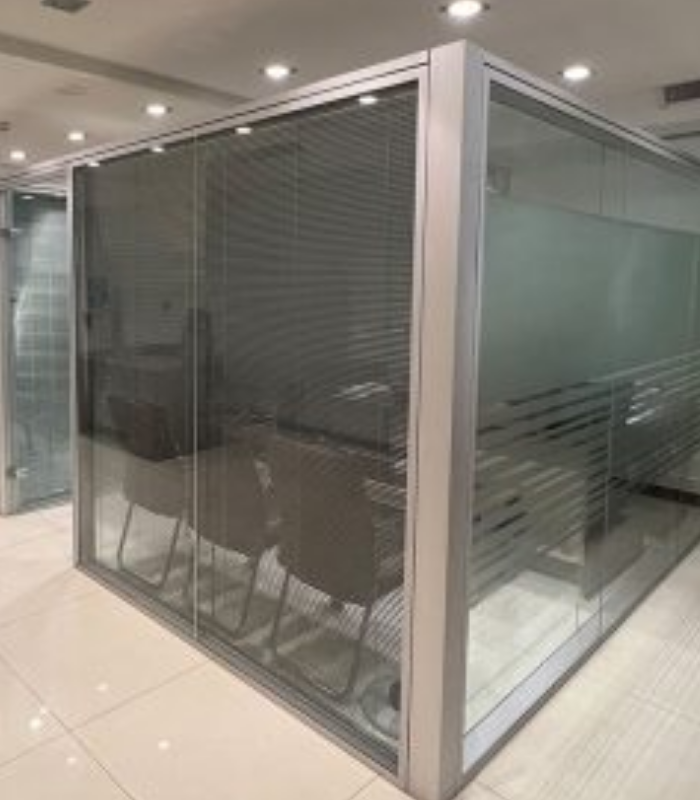 پارتیشن دوجداره شیشه‌ای
